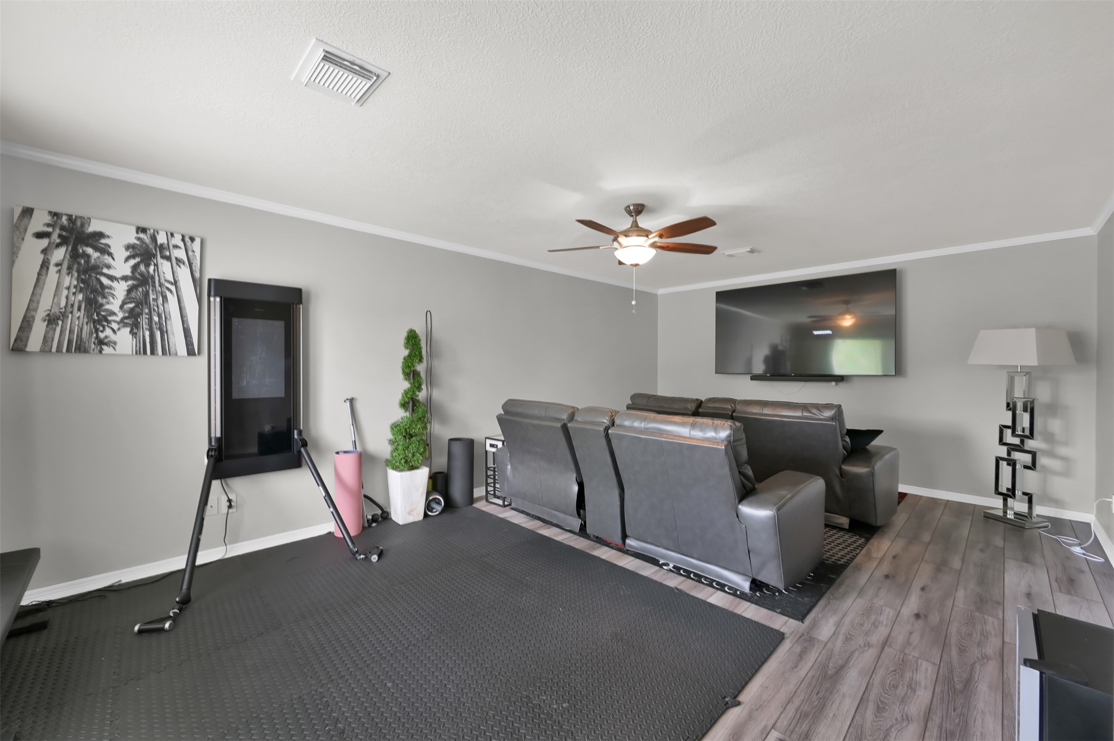 9706 Chipstead Court Spring, TX 77379 - Photo 39 of 44 This space can double as a workout area if that's your thing!