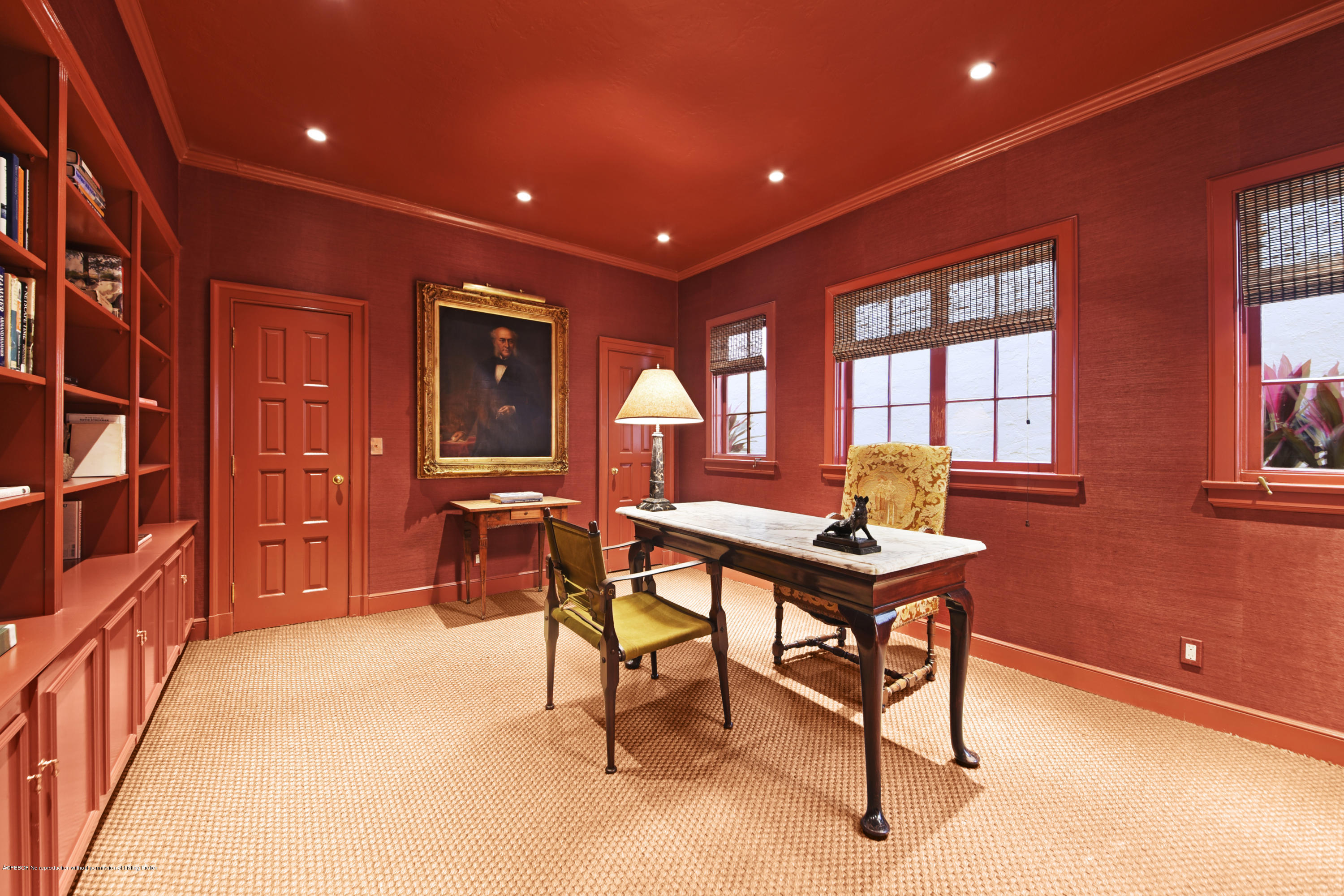 9 Golfview Road Palm Beach, FL 33480 - Photo 19 of 57 a workspace with furniture and window