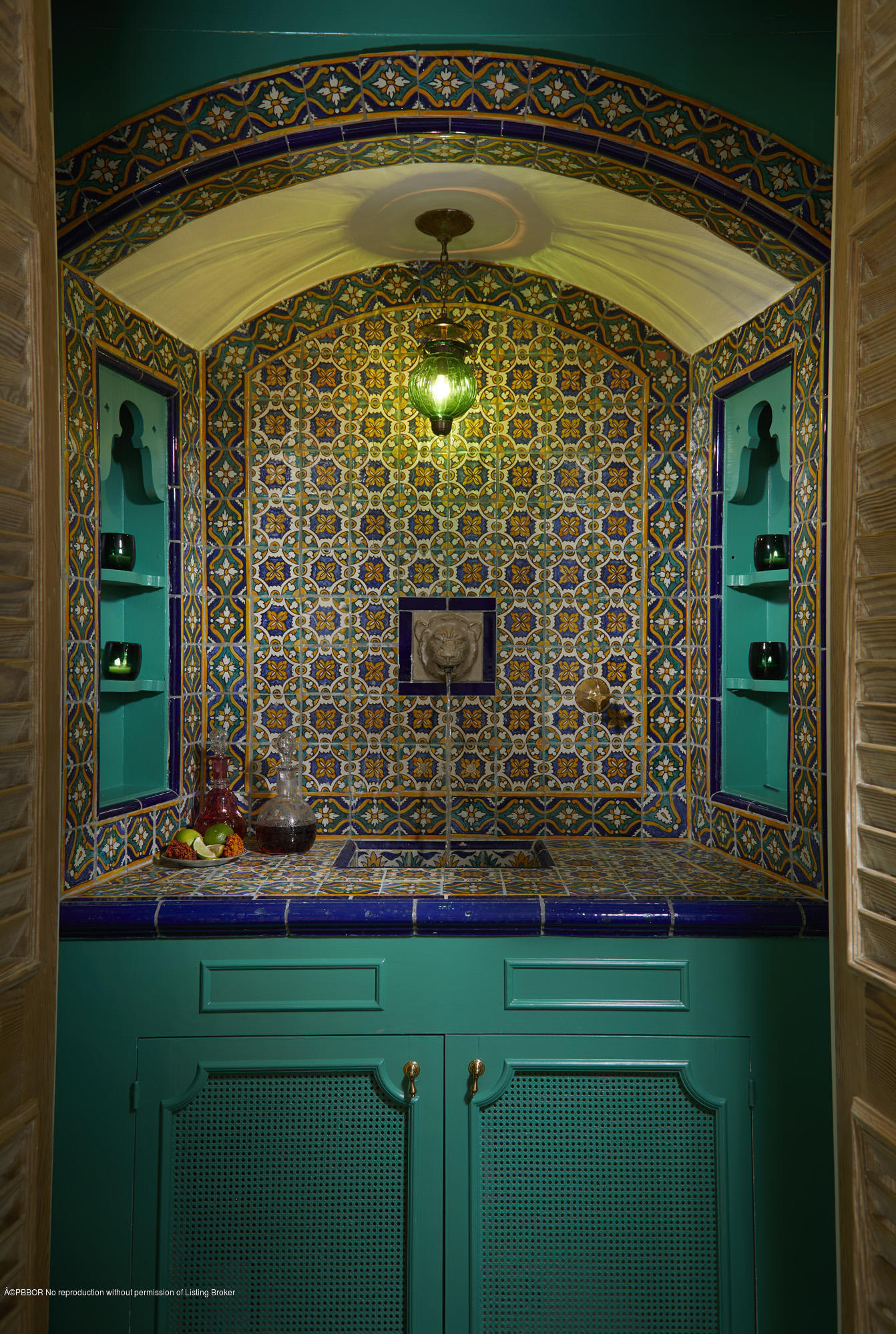 9 Golfview Road Palm Beach, FL 33480 - Photo 40 of 57 a bathroom with a sink and a mirror
