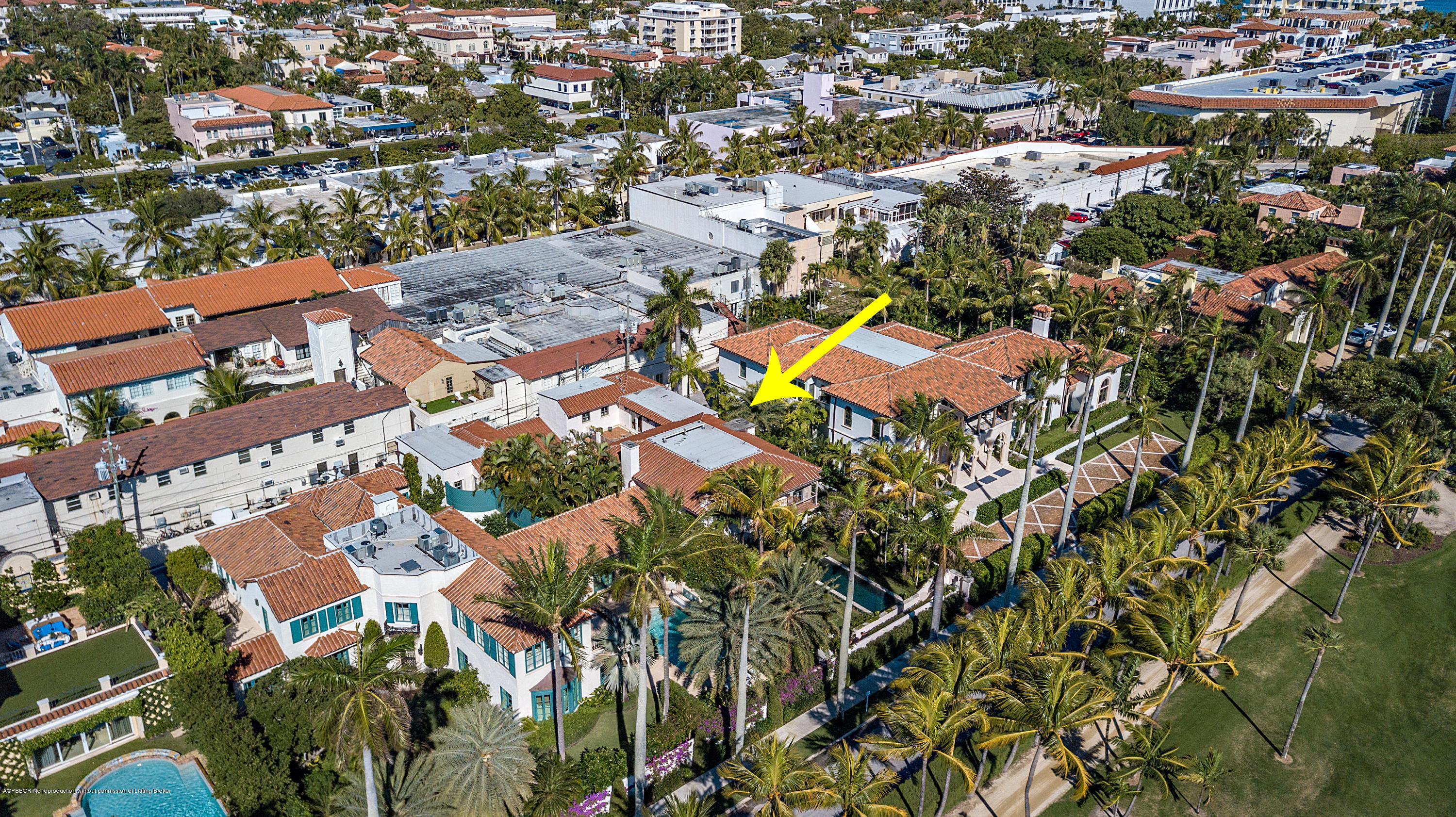 9 Golfview Road Palm Beach, FL 33480 - Photo 44 of 57 an aerial view of residential houses with outdoor space