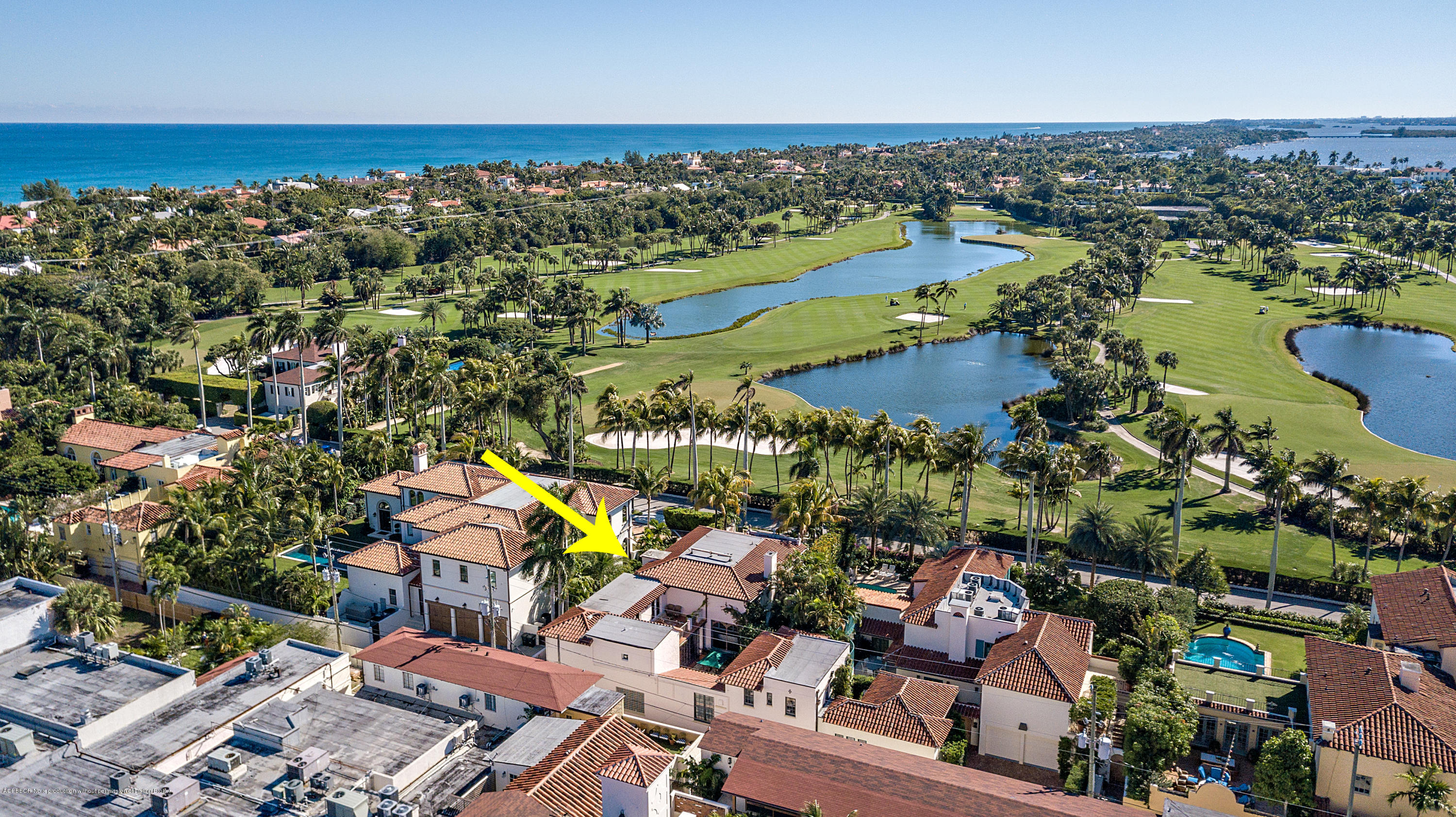 9 Golfview Road Palm Beach, FL 33480 - Photo 6 of 57 an aerial view of residential houses with outdoor space