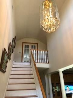 10 Maple Farm Lane Uniontown, PA 15401 - Photo 15 of 21 wooden floor with a chandelier