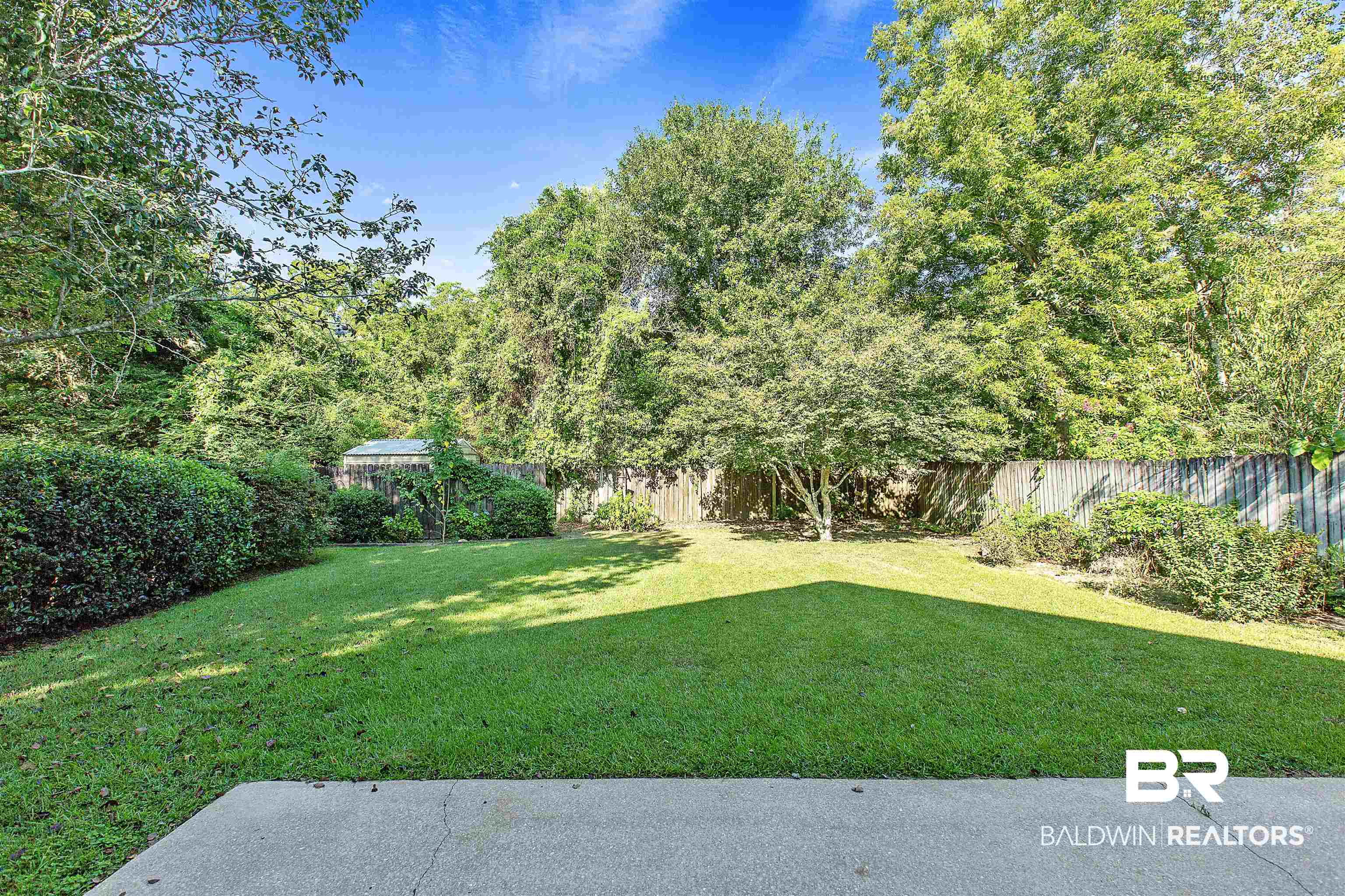 133 Kemper Lane Fairhope, AL 36532 - Photo 24 of 27 Back Yard-Storage Shed