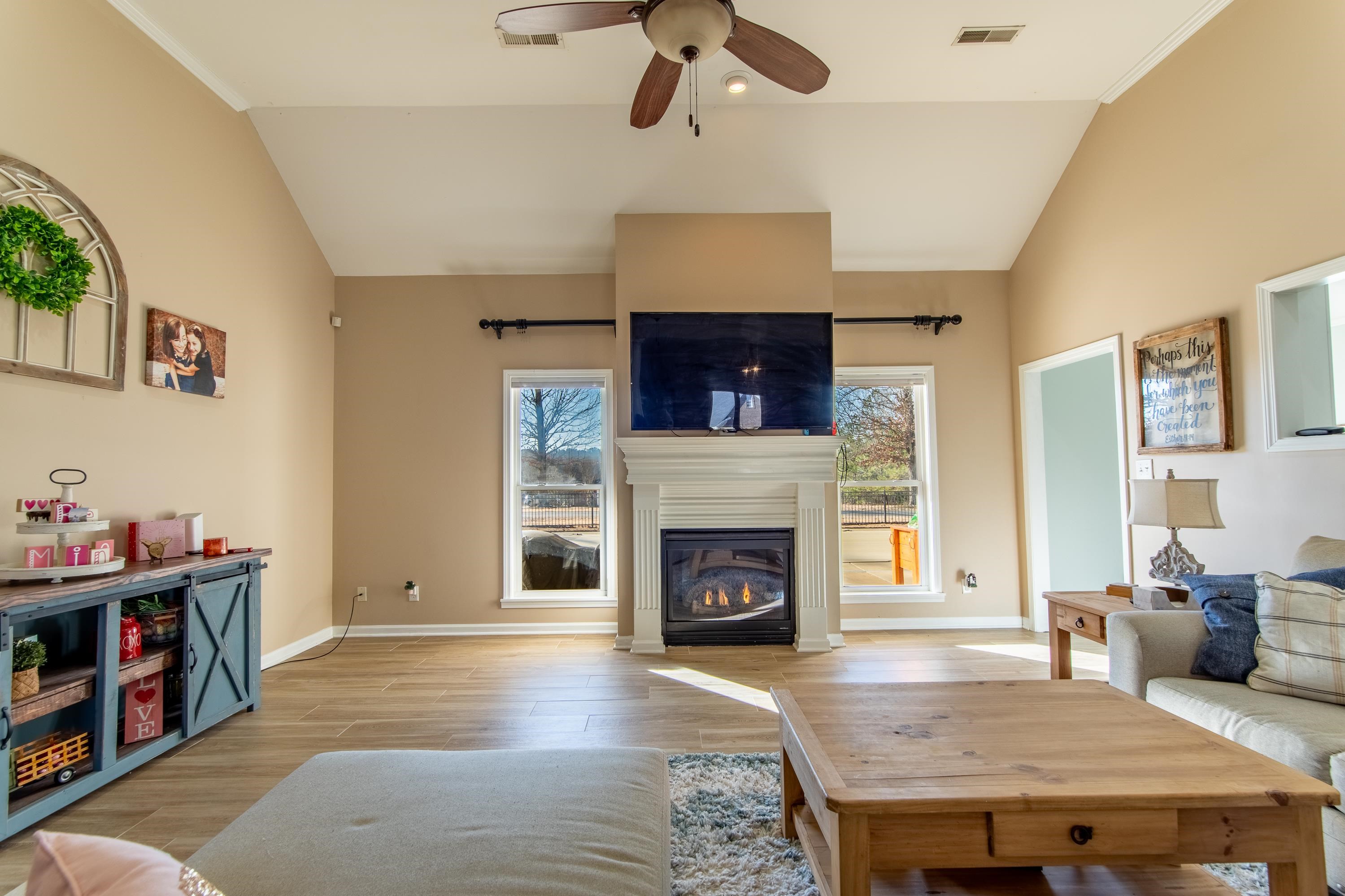 4 Rabbit Cove Corinth, MS 38834 - Photo 3 of 28 a living room with furniture and a fireplace