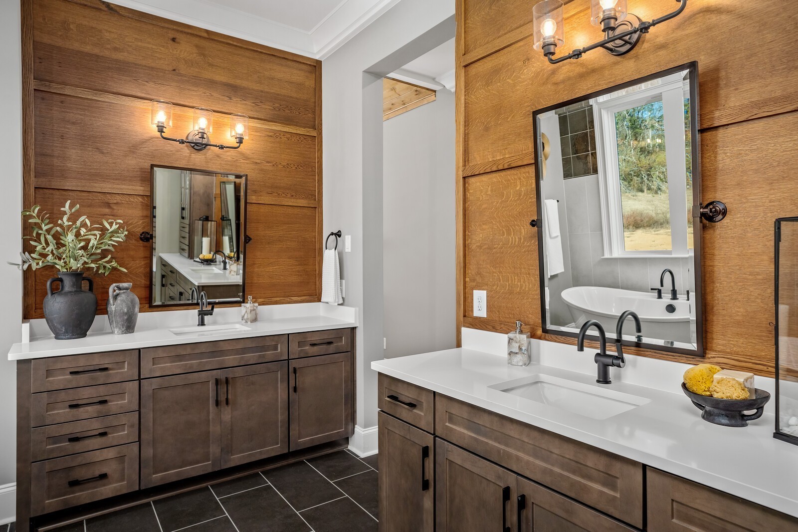 3206 Hunziker Lane Fairview, TN 37062 - Photo 28 of 75 a bathroom with a sink and a mirror