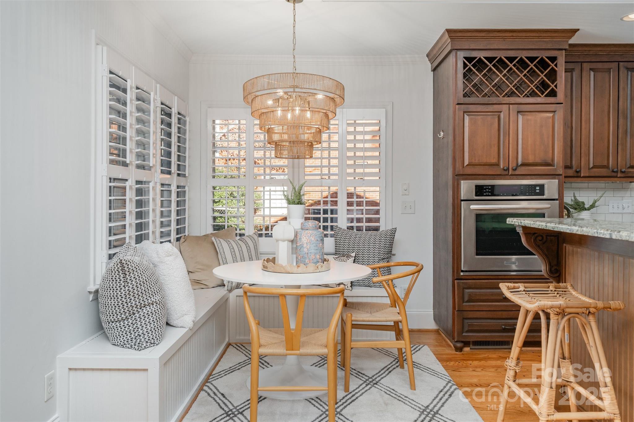 5411 Doncaster Drive Charlotte, NC 28211 - Photo 11 of 40 a view of a dining room with furniture window and outside view