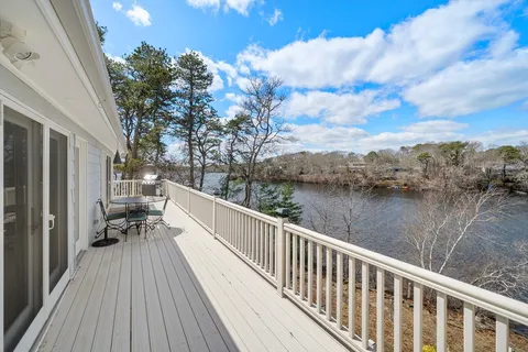 a view of balcony and deck