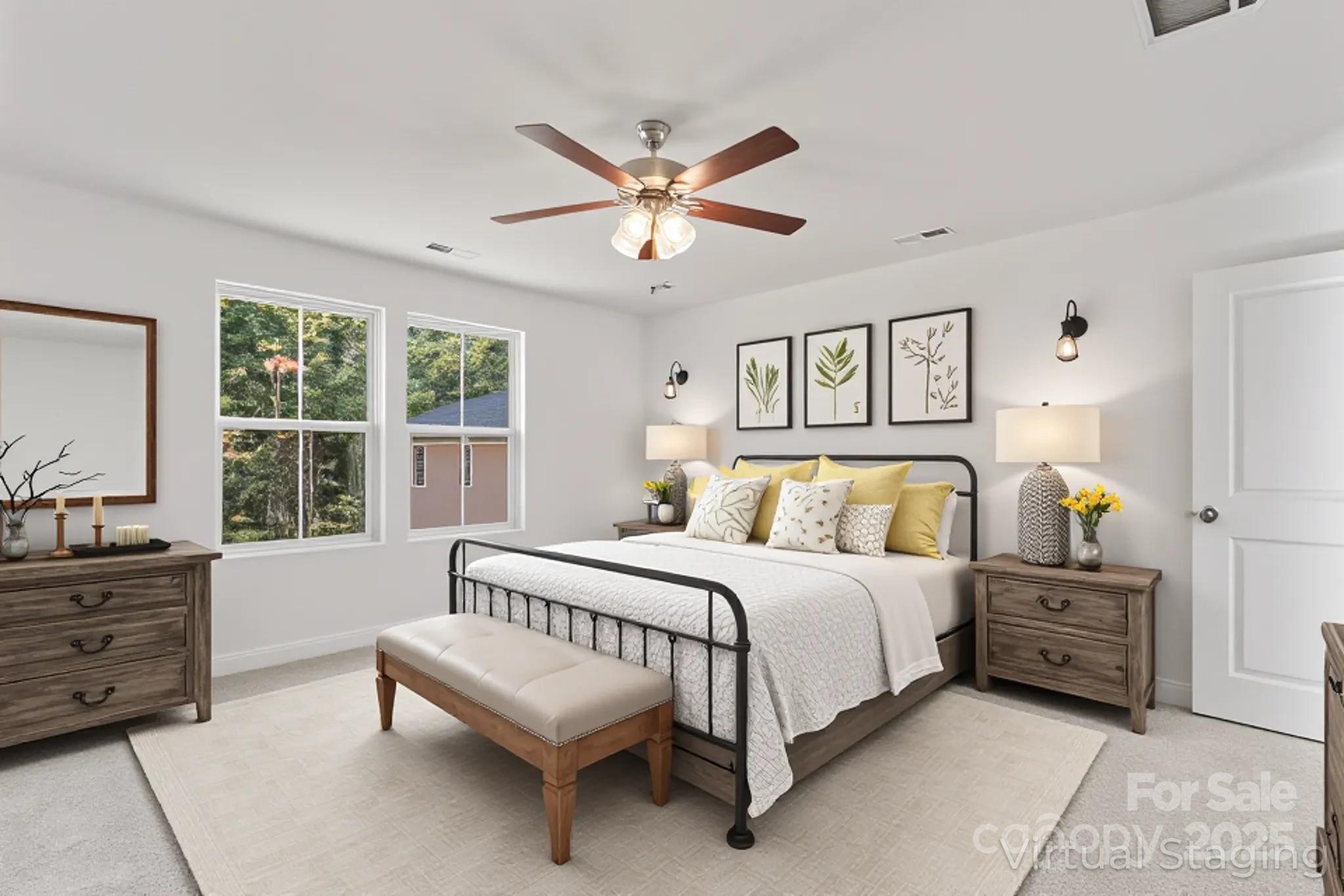 757 Mockingbird Road, Unit 4 Albemarle, NC 28001 - Photo 4 of 36 a bedroom with a bed dresser and a window