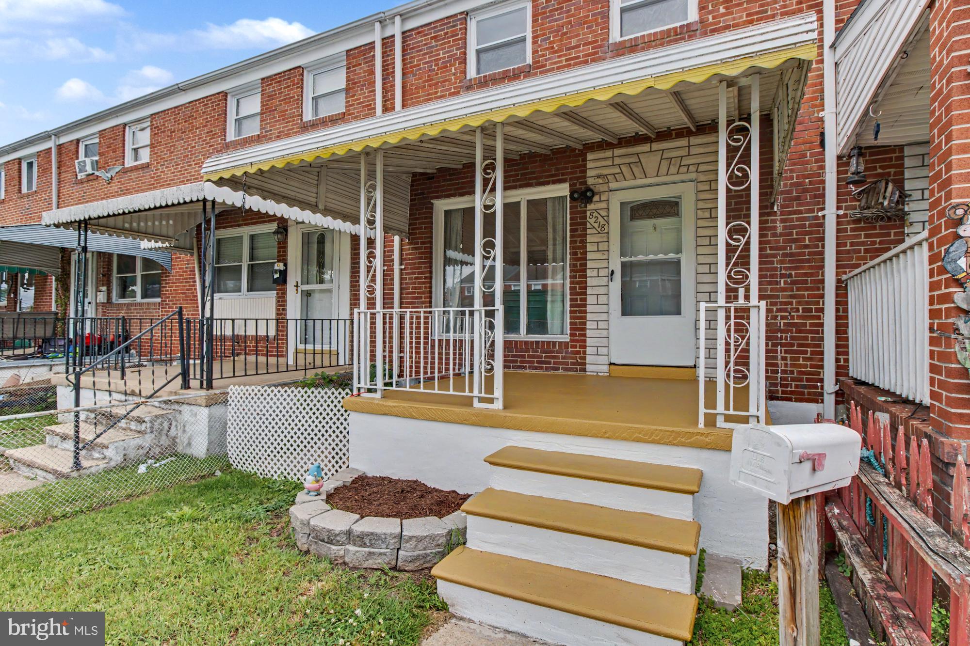 8218 Kavanagh Road Dundalk, MD 21222 - Photo 3 of 39 Charming brick home with inviting porch.