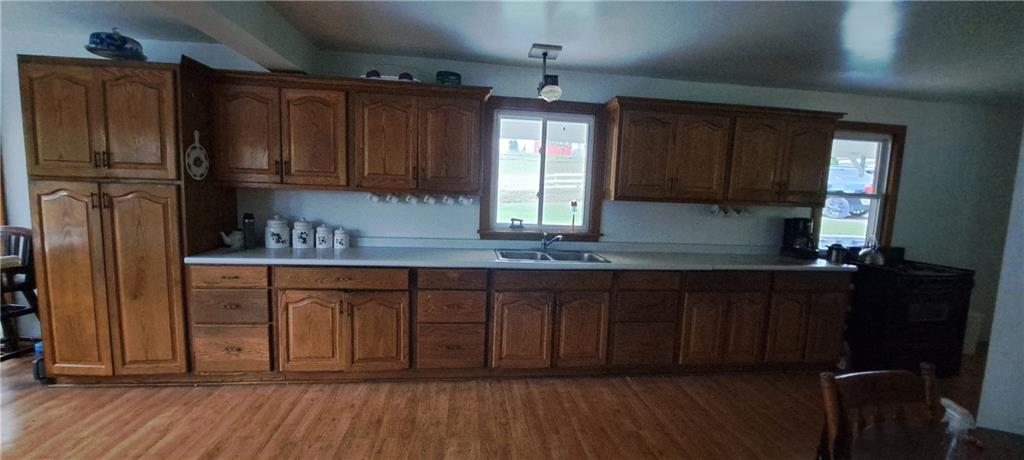 252 Rock Run Road Punxsutawney, PA 15767 - Photo 11 of 15 a kitchen with granite countertop wooden cabinets a sink and dishwasher