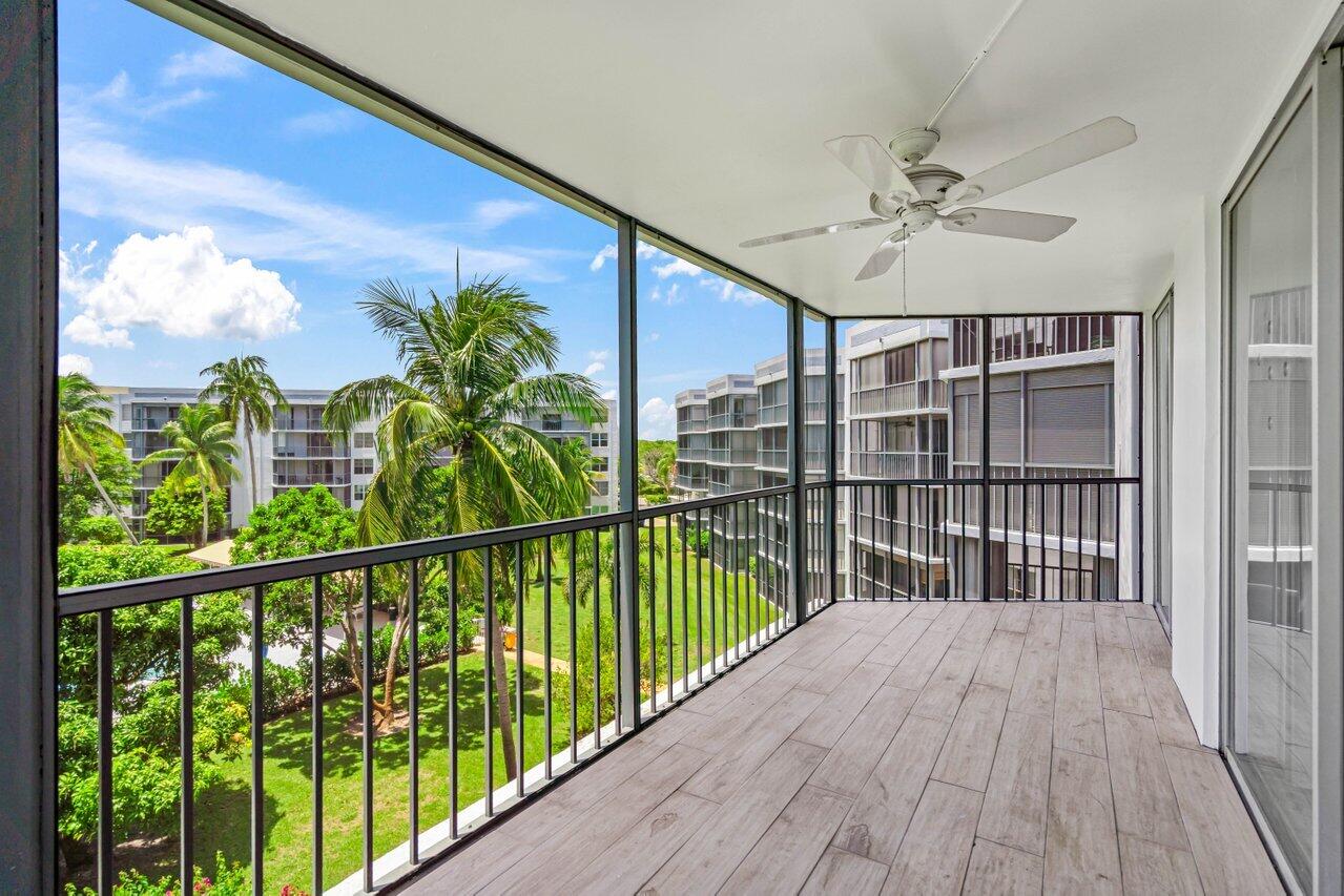 198 Northwest 67th Street, Unit 403 Boca Raton, FL 33487 - Photo 29 of 32 Screened Patio
