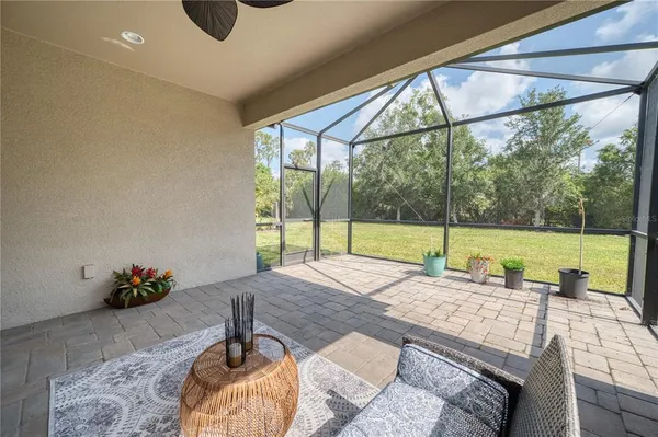a house with yard and sitting area