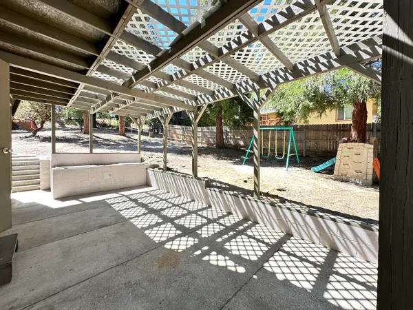 a view of a porch