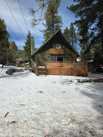 a view of a house with a snow