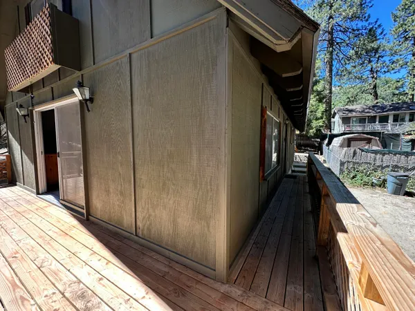 a view of balcony and deck
