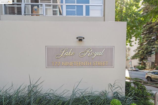 a view of a street sign