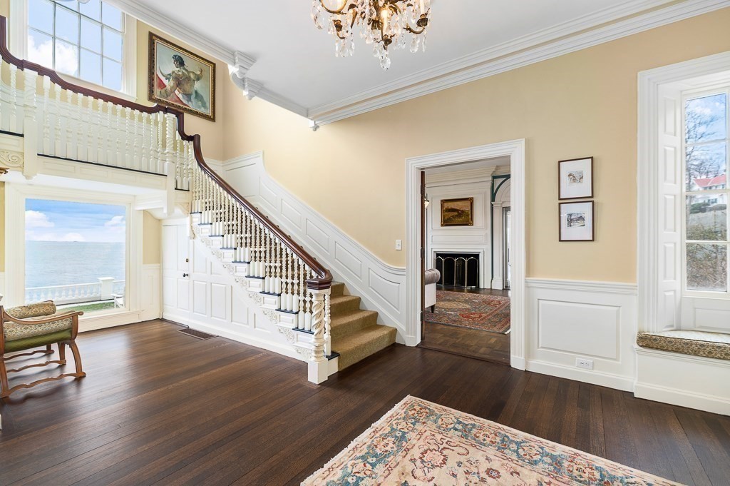 66 Ocean Street Nahant, MA 01908 - Photo 23 of 40 a view of entryway and hall with wooden floor