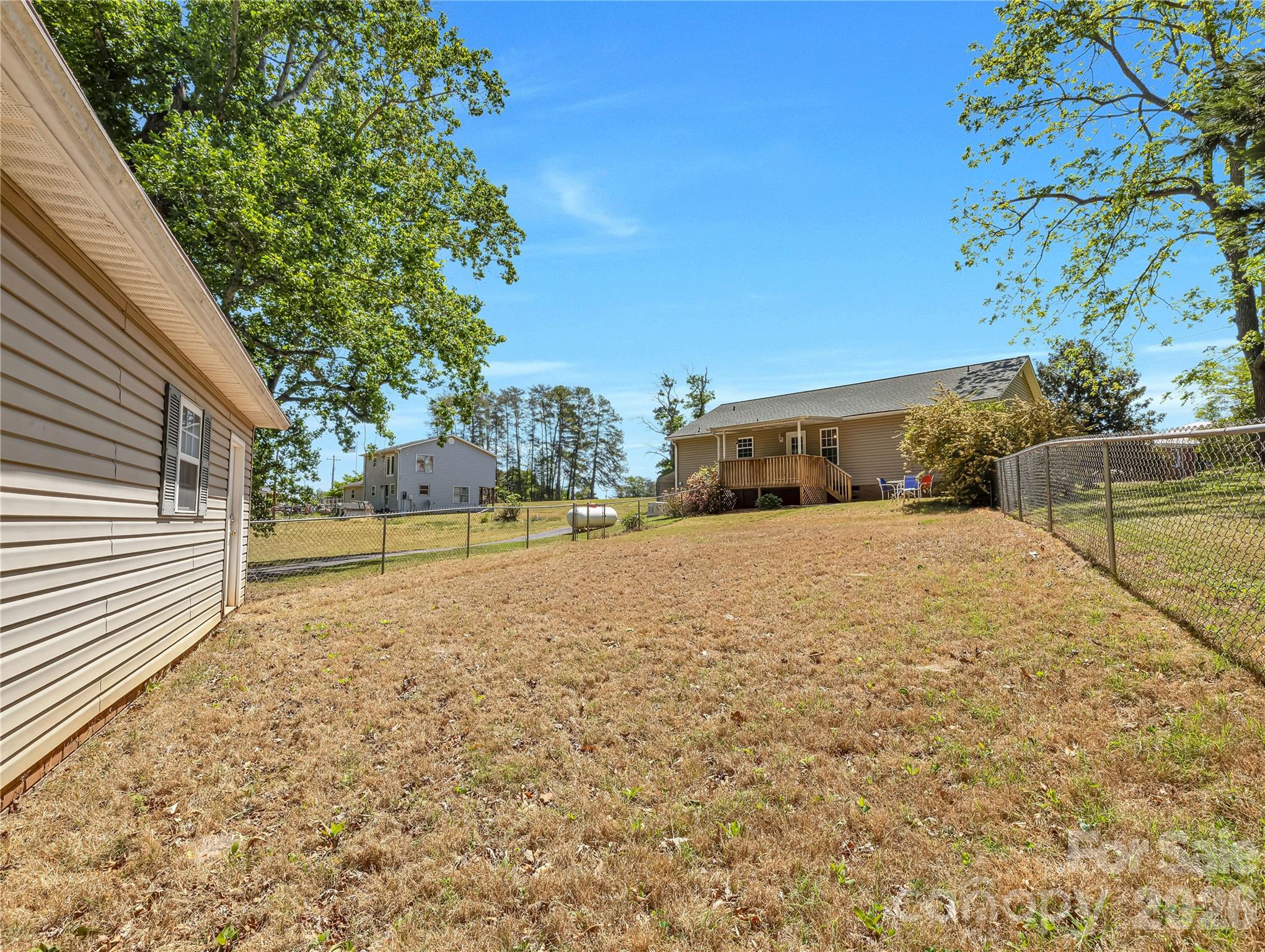 1249 Melvin Hill Road Campobello, SC 29322 - Photo 33 of 41 a view of backyard of the house