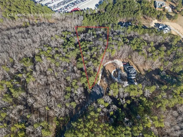 a bird view of a house