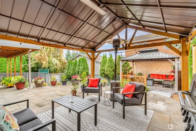 a view of outdoor seating