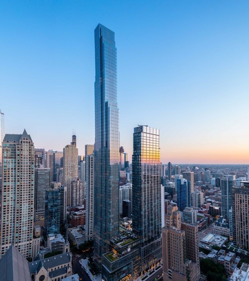 14 West Superior Street, Unit 7100 Chicago, IL 60654 - Photo 1 of 50 a view of a city with tall buildings