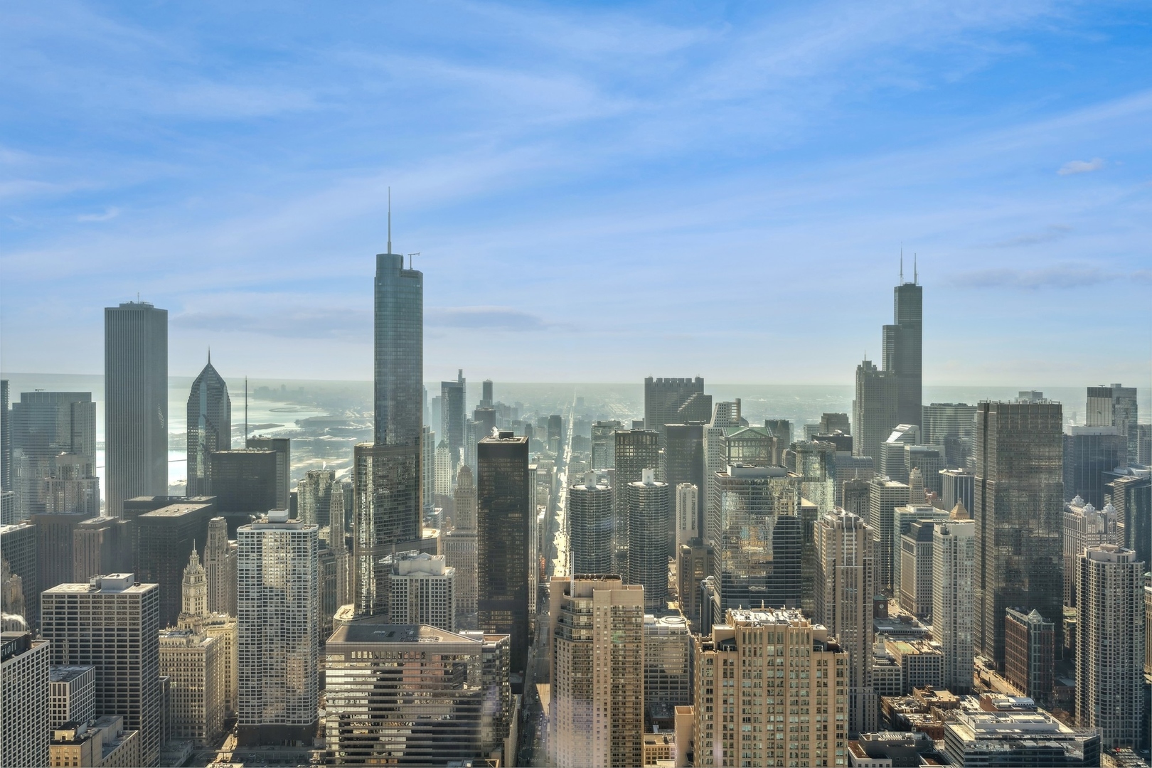 14 West Superior Street, Unit 7100 Chicago, IL 60654 - Photo 30 of 50 a view of a city with tall buildings