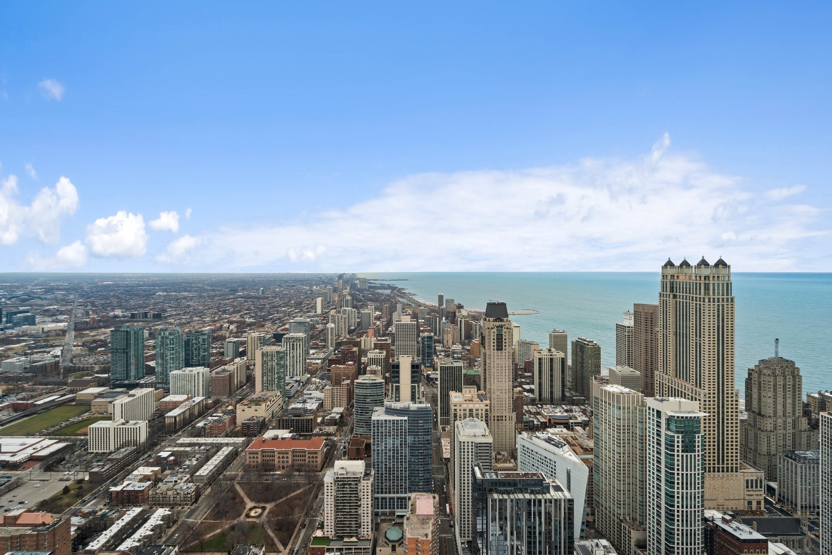 14 West Superior Street, Unit 7100 Chicago, IL 60654 - Photo 37 of 50 a view of a city with tall buildings in the background