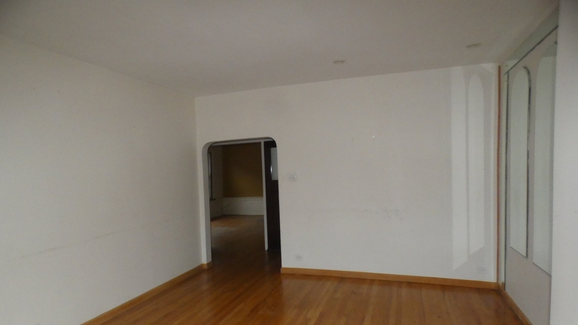 8133 South Loomis Boulevard Chicago, IL 60620 - Photo 4 of 32 a view of an empty room with wooden floor and closet