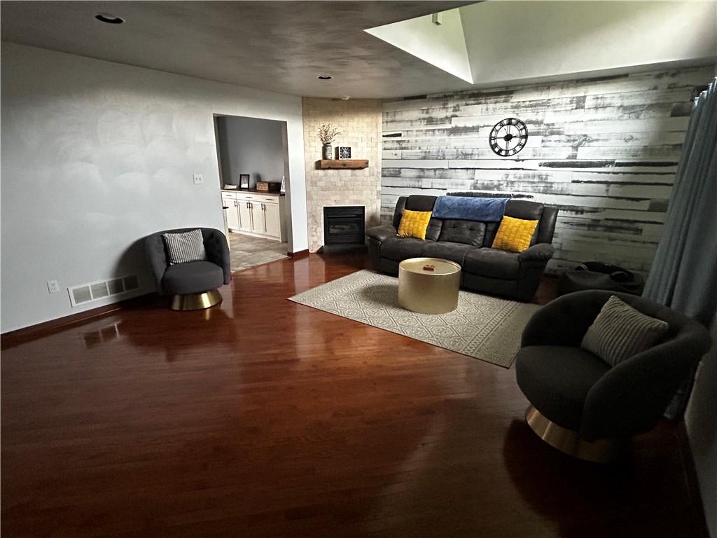 22 Dawn Drive Indiana, PA 15701 - Photo 3 of 27 a living room with furniture and a flat screen tv