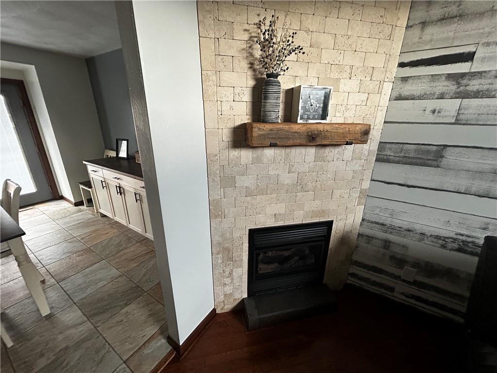 22 Dawn Drive Indiana, PA 15701 - Photo 4 of 27 a living room with furniture and a fireplace