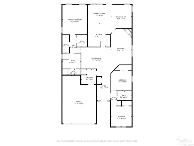 a view of a house with a large window and stairs