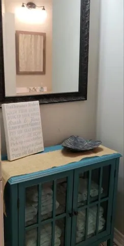 a room with storage and utility