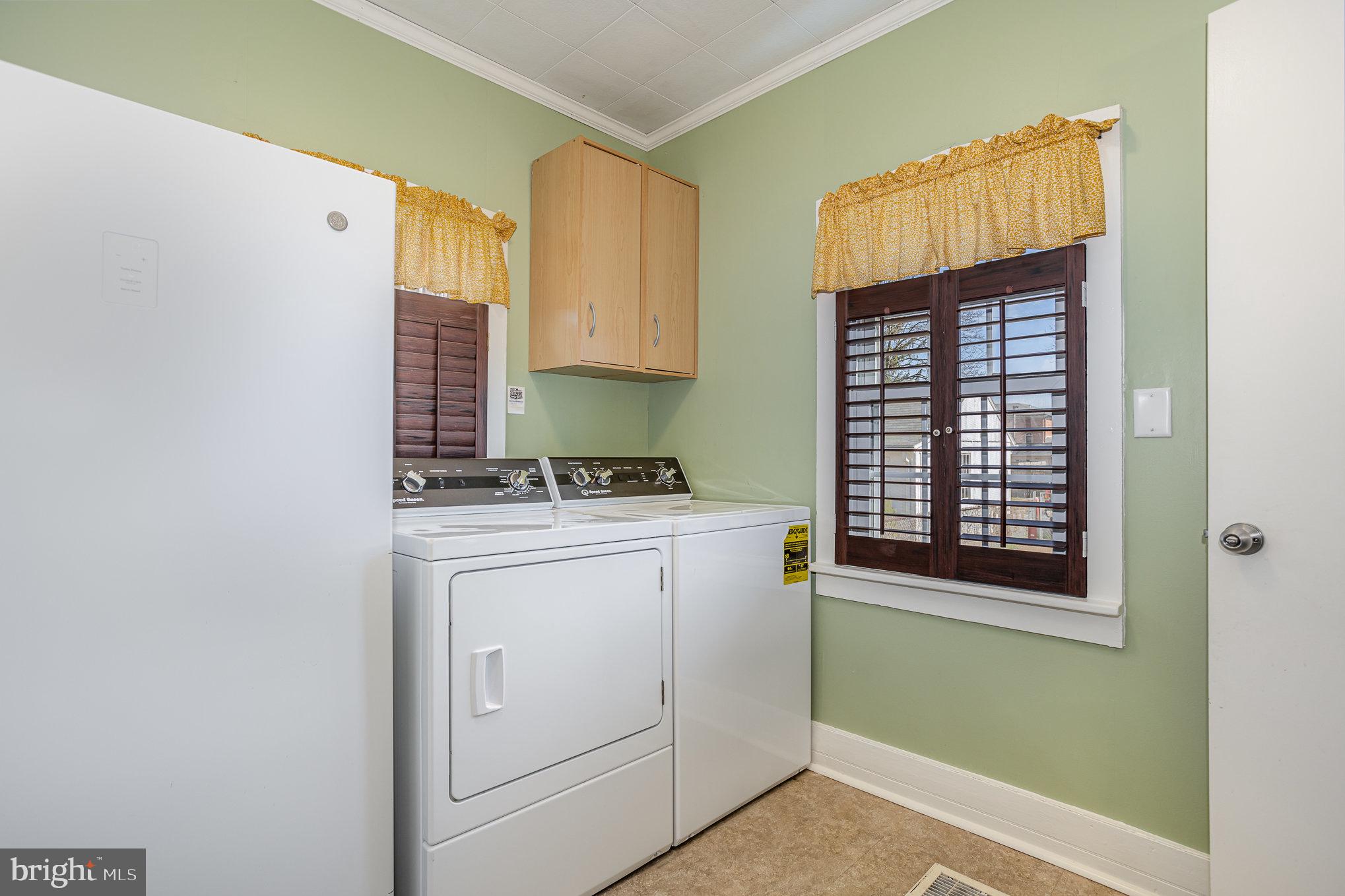 21 West Gramby Street Manheim, PA 17545 - Photo 14 of 36 a view of storage and utility room with washer and dryer