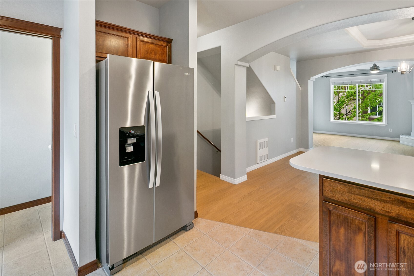 2923 Belmonte Lane Everett, WA 98201 - Photo 17 of 33 a view of a kitchen with a refrigerator and a sink
