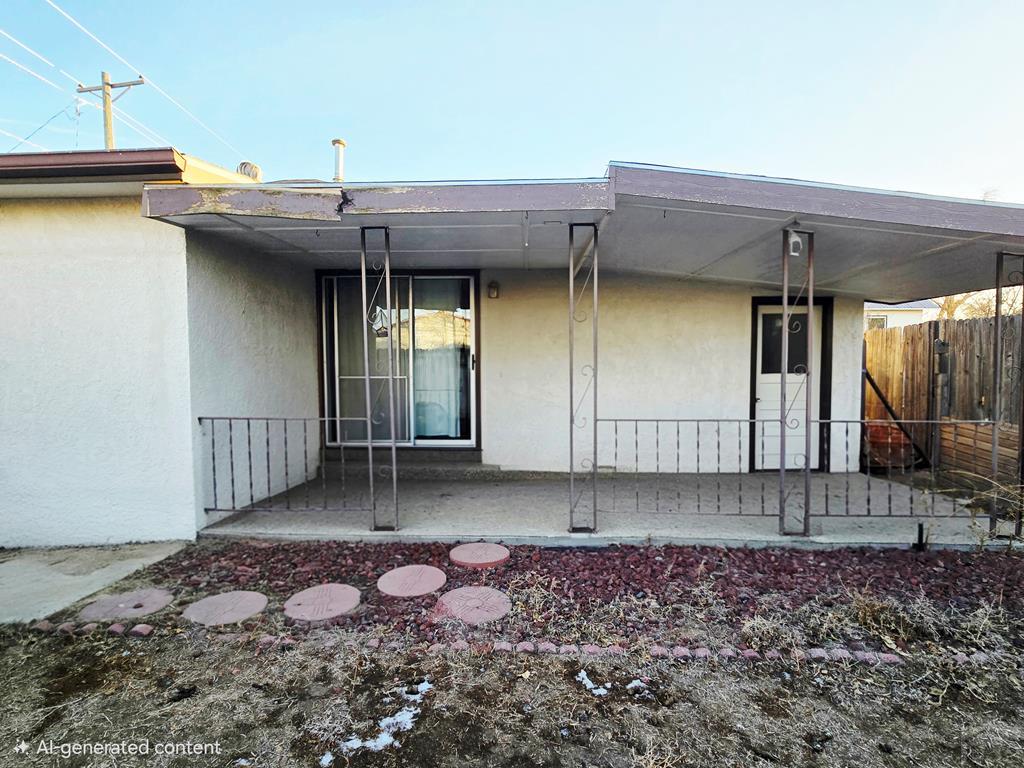 205 3rd Street Swink, CO 81077 - Photo 18 of 26 a view of a back yard of the house