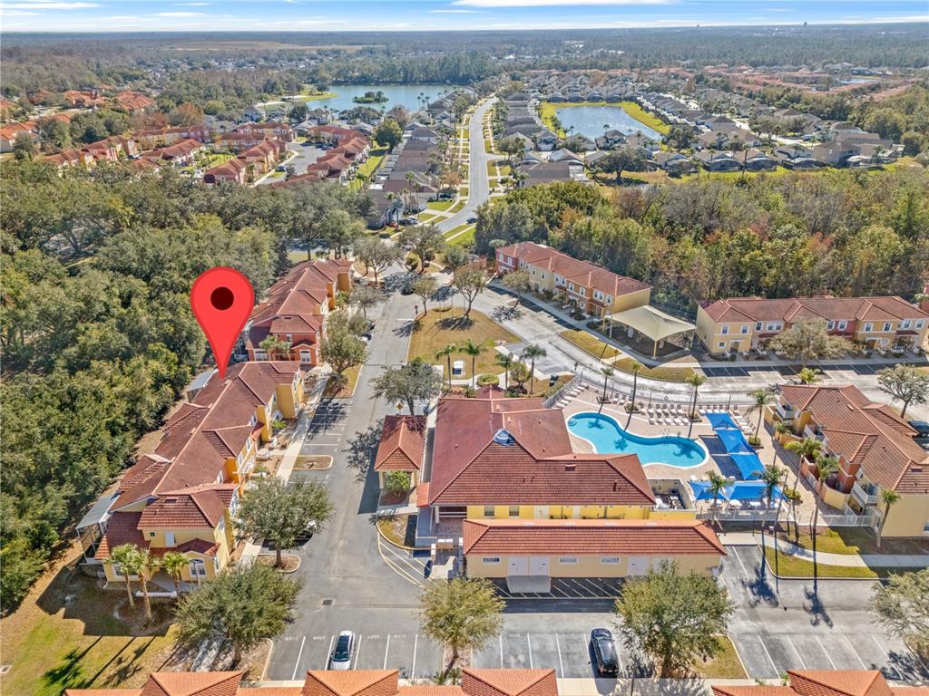 1017 Park Ridge Circle Kissimmee, FL 34746 - Photo 28 of 52 an aerial view of residential houses with outdoor space