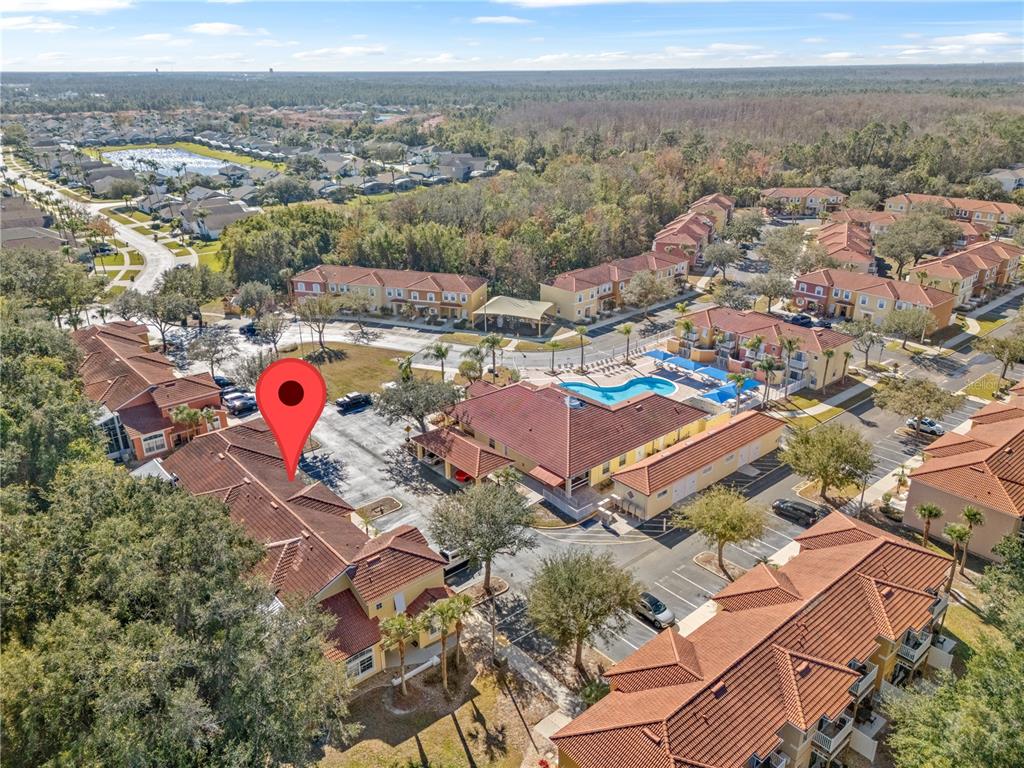 1017 Park Ridge Circle Kissimmee, FL 34746 - Photo 32 of 52 an aerial view of residential houses with outdoor space