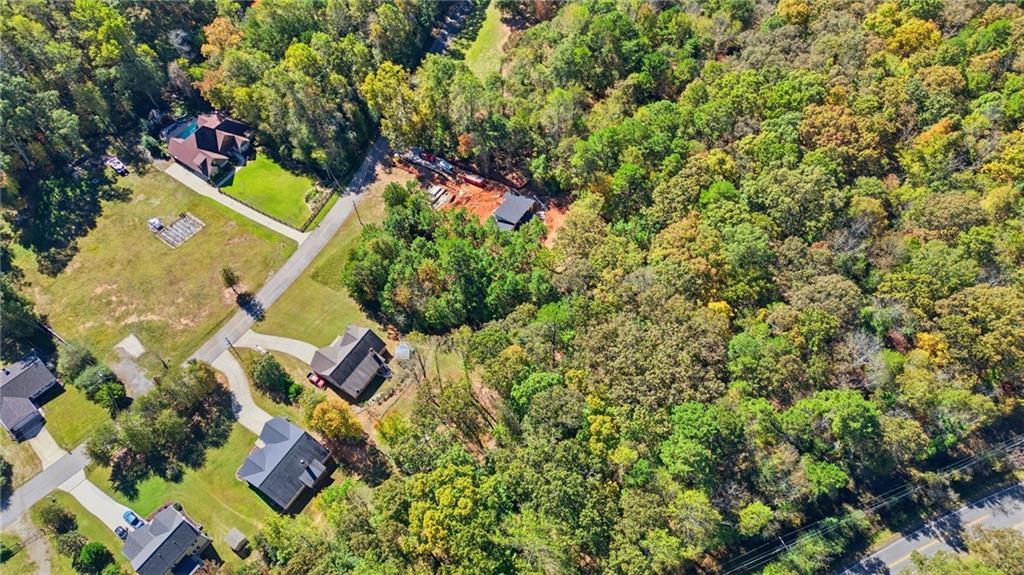 0 Mary Saphire Road Dawsonville, GA 30534 - Photo 11 of 14 an aerial view of residential house with outdoor space and trees all around
