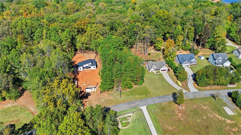 0 Mary Saphire Road Dawsonville, GA 30534 - Photo 7 of 14 an aerial view of a house with a yard and swimming pool