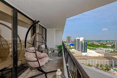 a view of balcony and patio