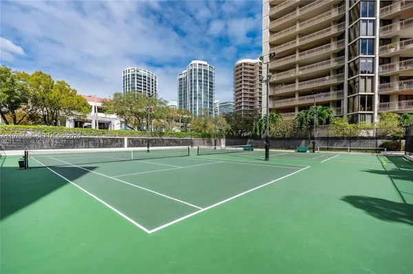 a view of a tennis court