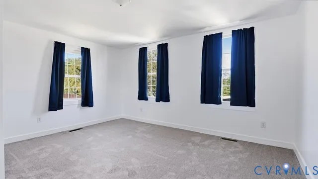 a view of an empty room