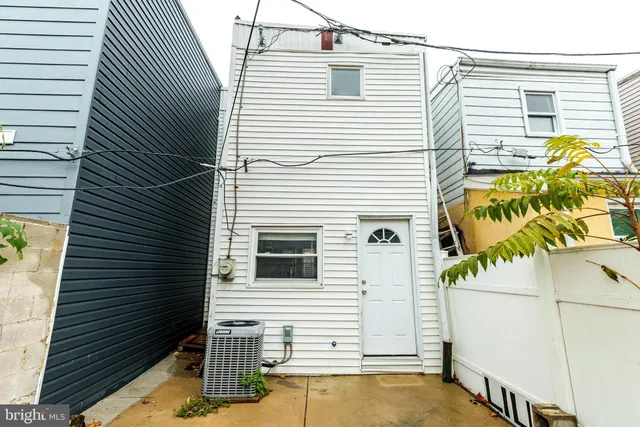 a view of a house with a door