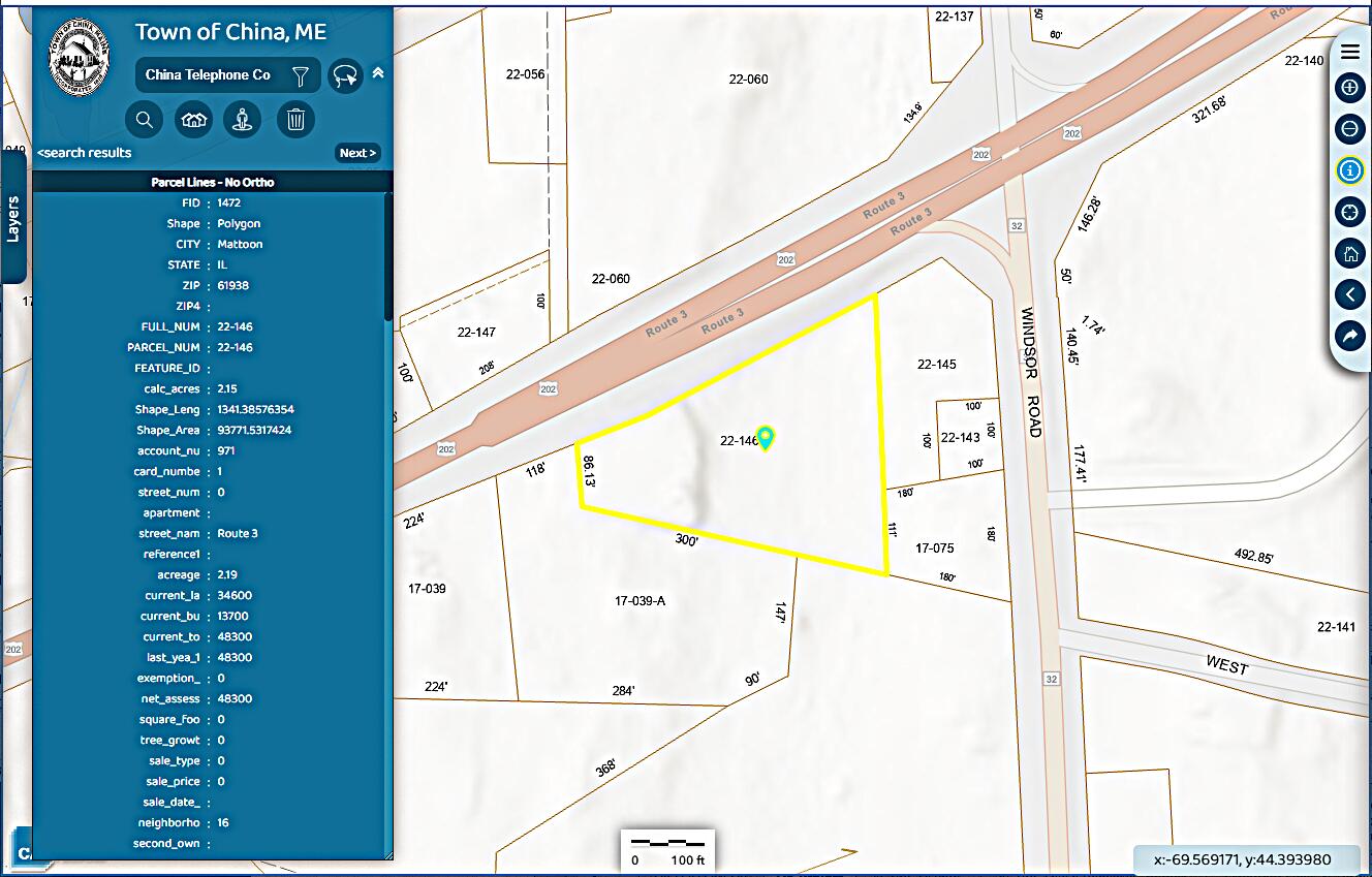 0 Route 3 Route South China, ME 04358 - Photo 2 of 2 China Map