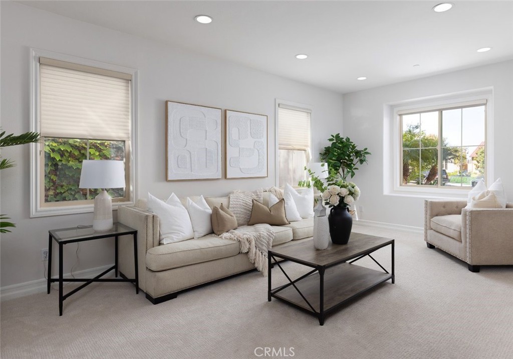 26 Via Fontibre San Clemente, CA 92673 - Photo 6 of 52 a living room with furniture and a potted plant