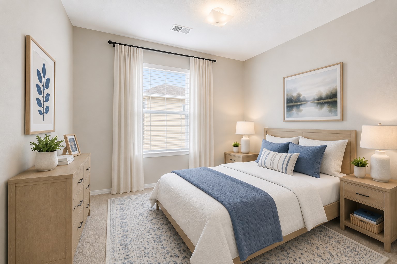 9438 Emerald Lakes Drive Rosharon, TX 77583 - Photo 24 of 36 a bedroom with a bed and a window