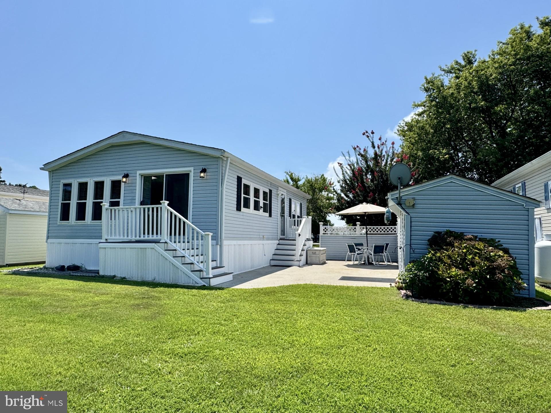 8801 Bay Ridge Drive Berlin, MD 21811 - Photo 4 of 51 Exterior Back View and Storage Shed