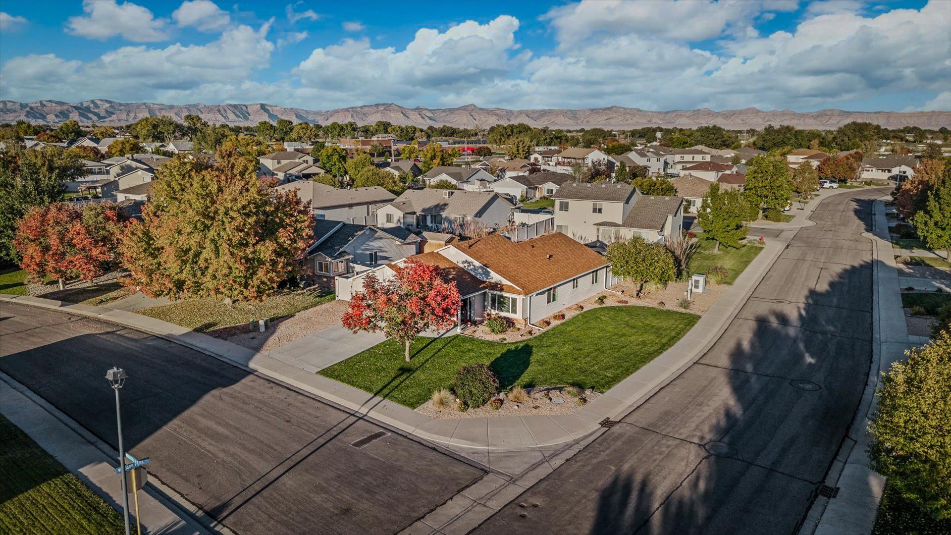 182 Woodstock Street Fruita, CO 81521 - Photo 10 of 31 an aerial view of residential houses with outdoor space