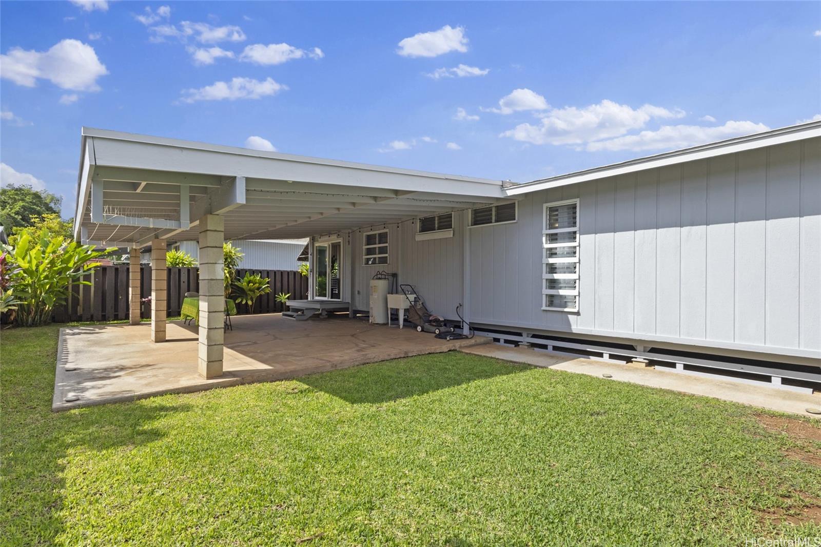 87-155 St John's Road Waianae, HI 96792 - Photo 2 of 25 Lots of room in the back of the covered lanai for special events