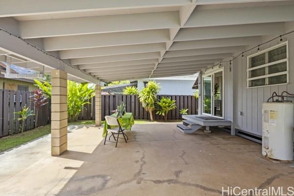 87-155 St John's Road Waianae, HI 96792 - Photo 21 of 25 Spacious Lanai in the back for your get-together events